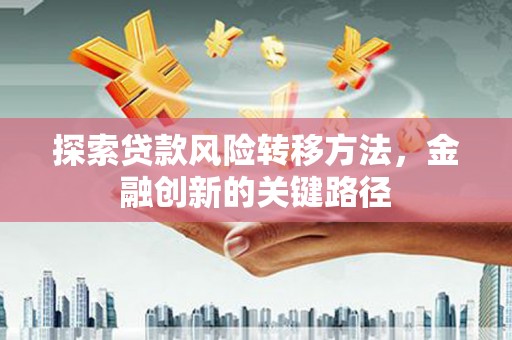 永州探索贷款风险转移方法，金融创新的关键路径