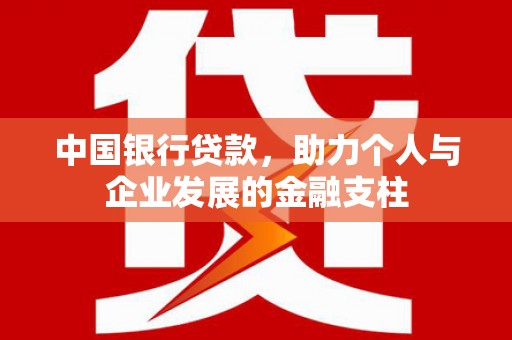 惠济中国银行贷款，助力个人与企业发展的金融支柱