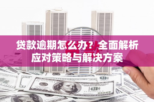 章丘贷款逾期怎么办？全面解析应对策略与解决方案