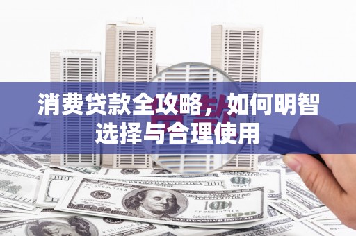 广水消费贷款全攻略，如何明智选择与合理使用