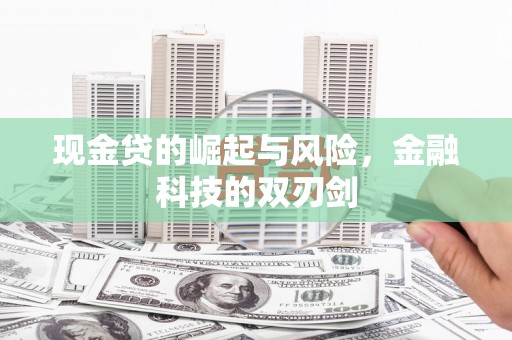 江永现金贷的崛起与风险，金融科技的双刃剑