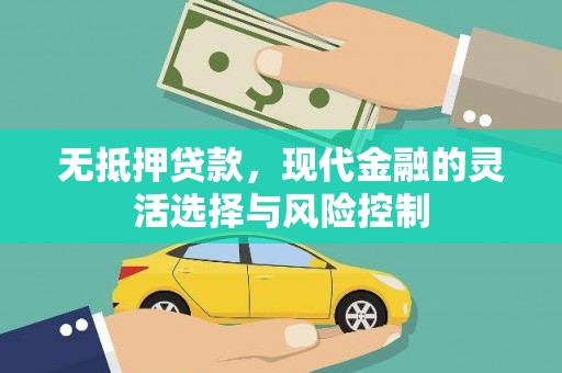 造桥无抵押贷款，现代金融的灵活选择与风险控制