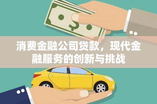 沂南消费金融公司贷款，现代金融服务的创新与挑战