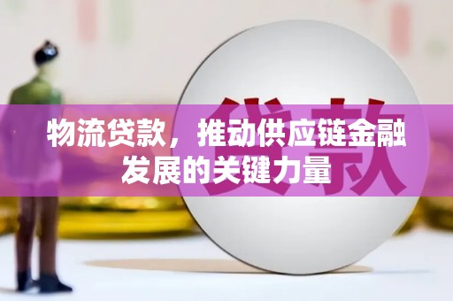 狮子山物流贷款，推动供应链金融发展的关键力量