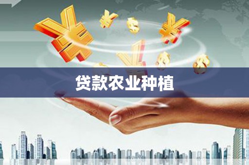 西区贷款农业种植