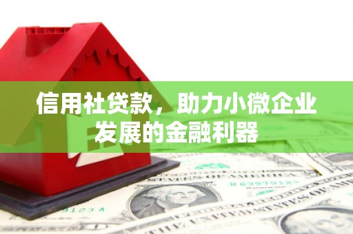 闻喜信用社贷款，助力小微企业发展的金融利器