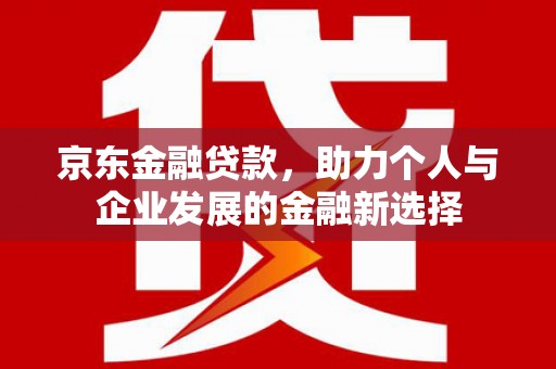 临沂京东金融贷款，助力个人与企业发展的金融新选择