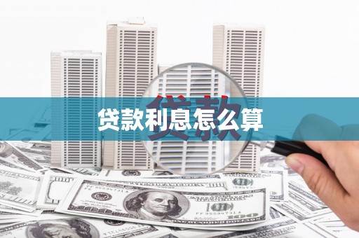 大武贷款利息怎么算