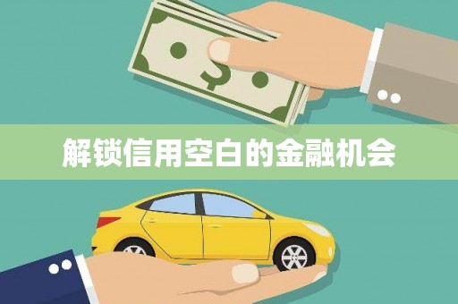 天峨解锁信用空白的金融机会