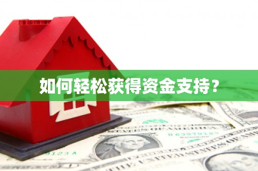罗东如何轻松获得资金支持？