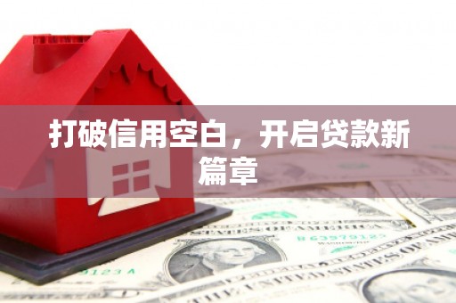 公馆打破信用空白，开启贷款新篇章